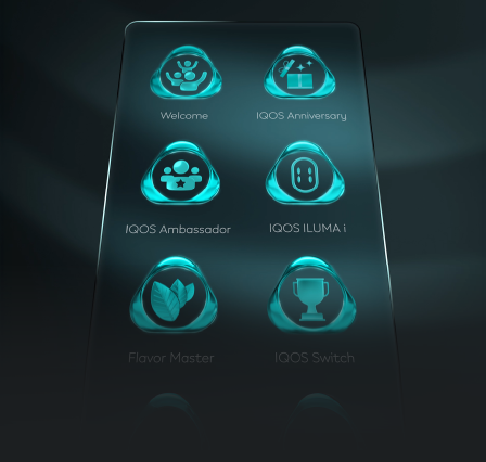  IQOS CLUB badges