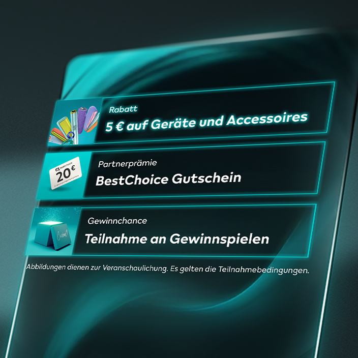 Die Vorteile & Prämien als Übersicht.