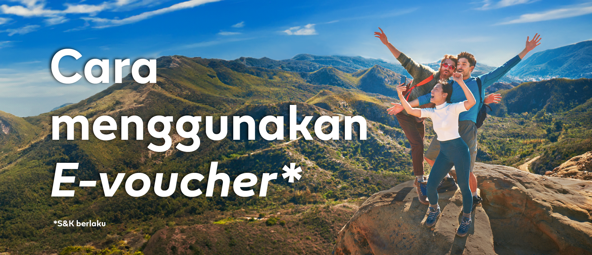 Group of people on the mountain