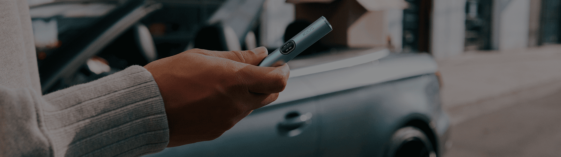 Pieza de Calentamiento de un IQOS ILUMA i PRIME en color Breeze Blue