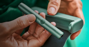 A Jade Green IQOS ILUMA PRIME.