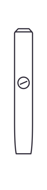 An illustration showing an IQOS ILUMA  Holder.