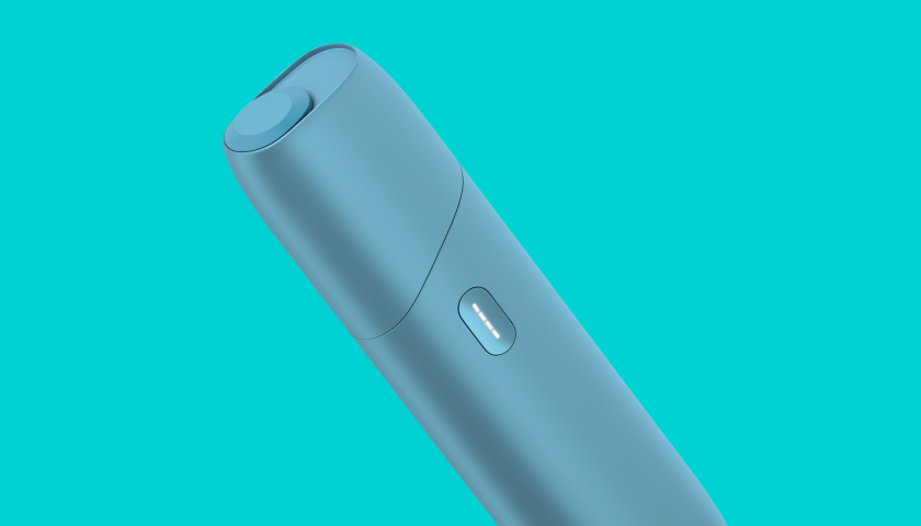 Appareil IQOS Originals Duo, chargeur de poche et heet stick.