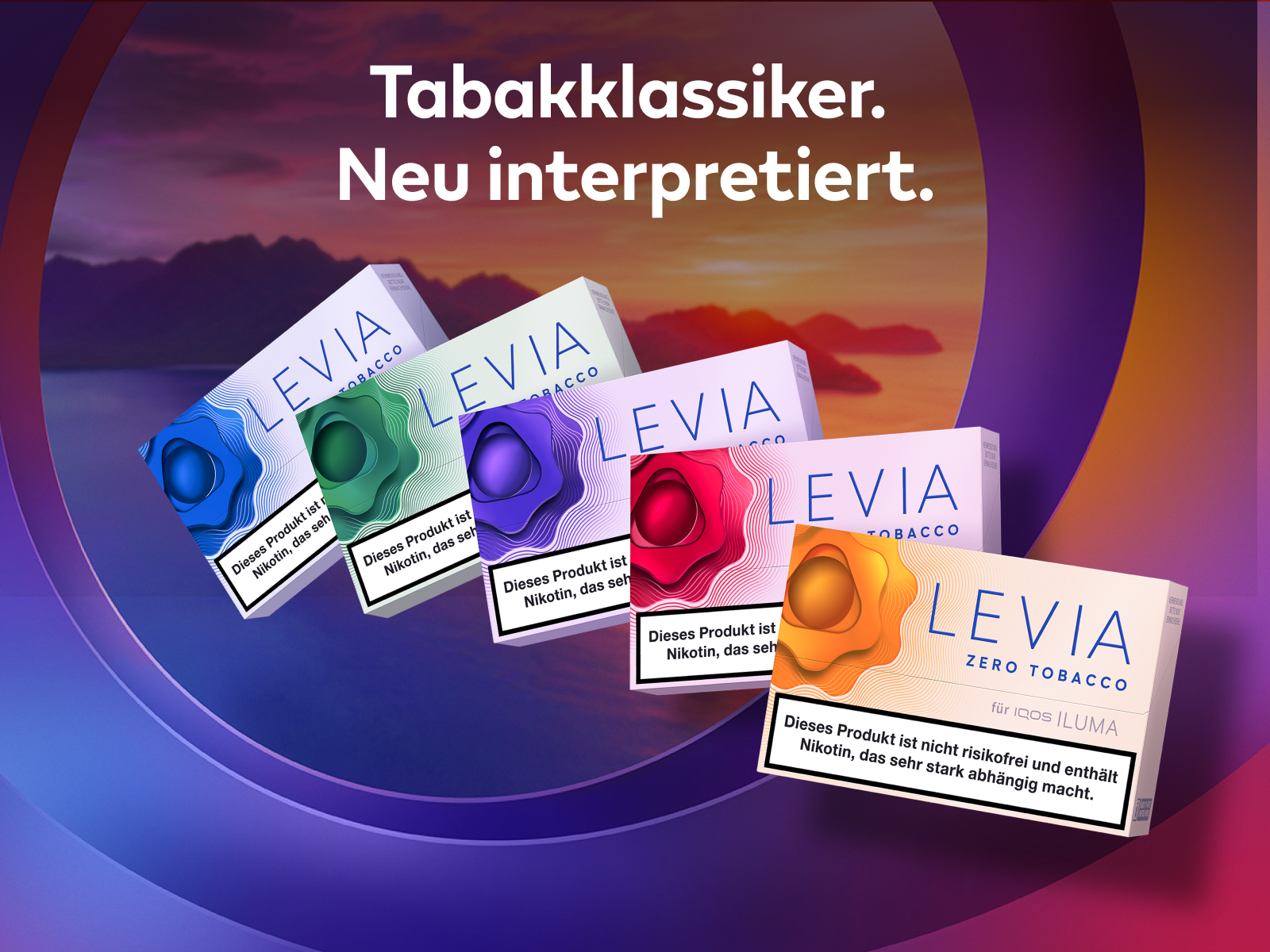 Neu: LEVIA Nikotinsticks in fünf frischen Sorten. Neu: LEVIA Nikotinsticks in fünf frischen Sorten.