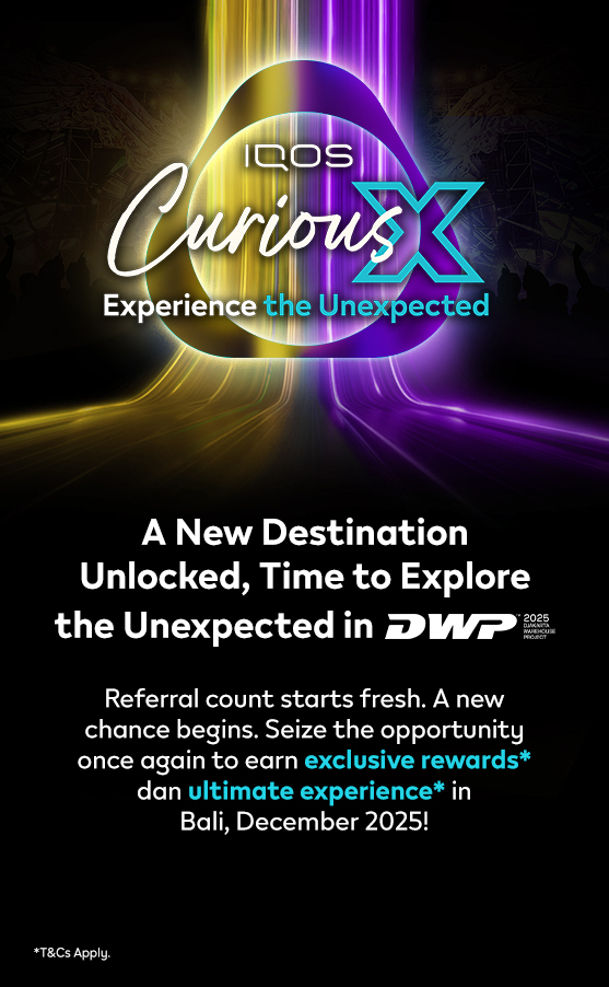 IQOS Curious X with DWP Banner