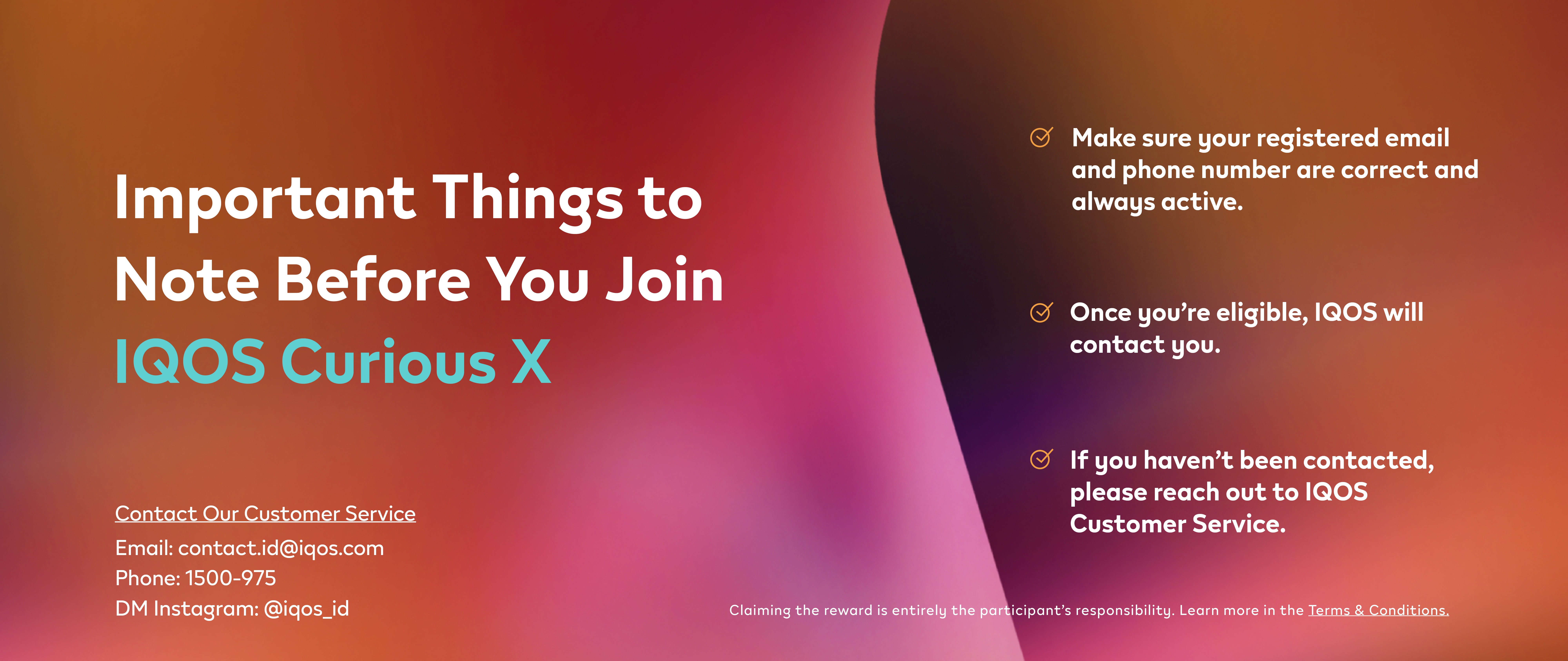 Banner with copy prepare yourself for IQOS Curious X coming soon June 2025