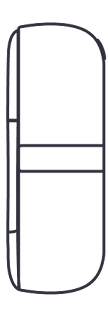 Illustration of: IQOS ILUMA Holder IQOS ILUMA Pocket Charger Charging cable