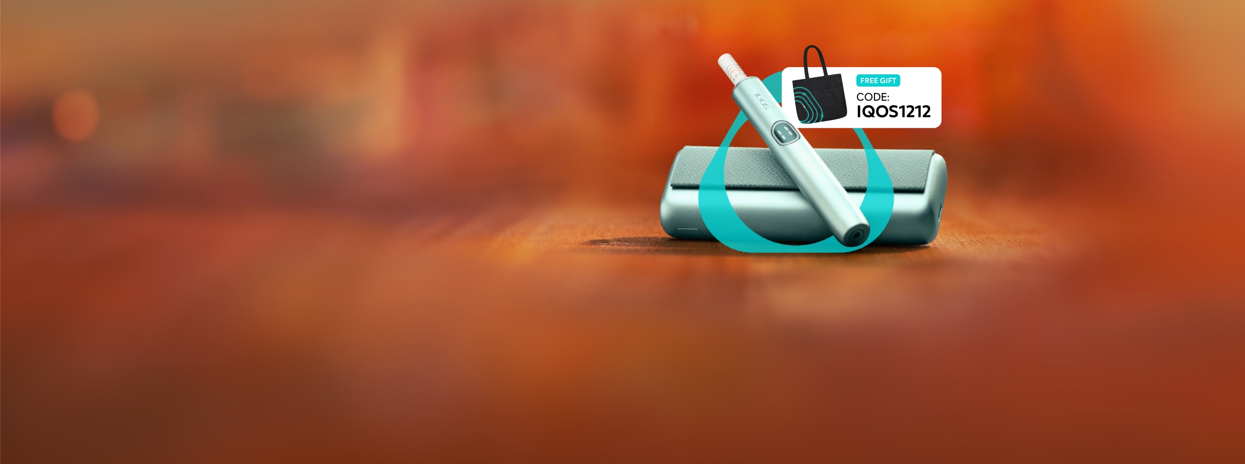 IQOS 12.12 free gift, use code IQOS1212