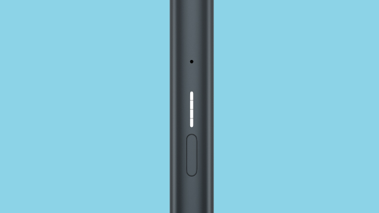 Close up of VEEV ONE vape airflow holes and on/off button