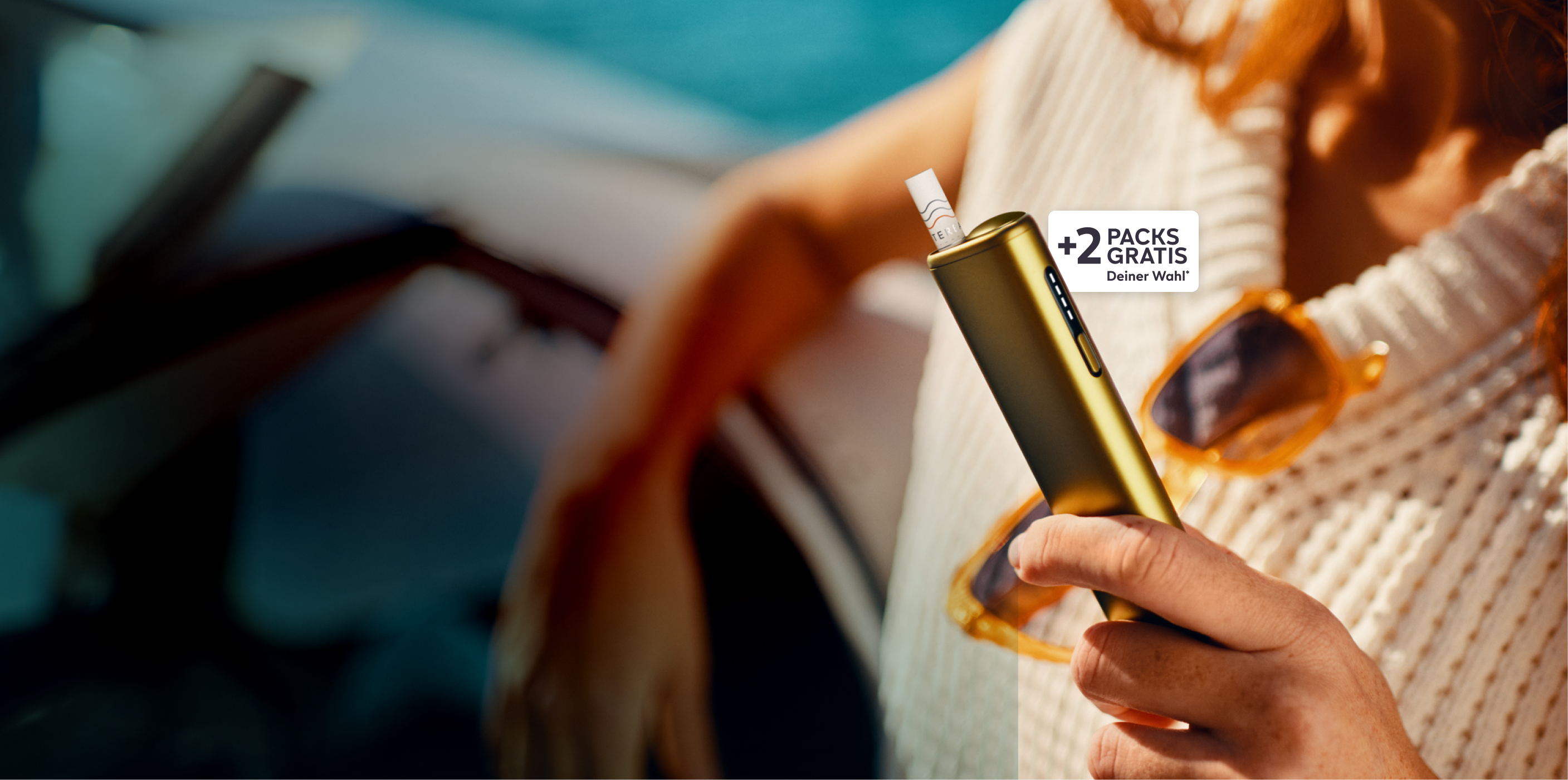 IQOS ILUMA i ONE mit zwei Packs deiner Wahl gratis Störer.