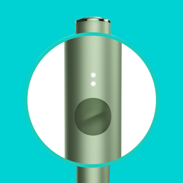 A close-up of IQOS ILUMA PRIME Holder lights.