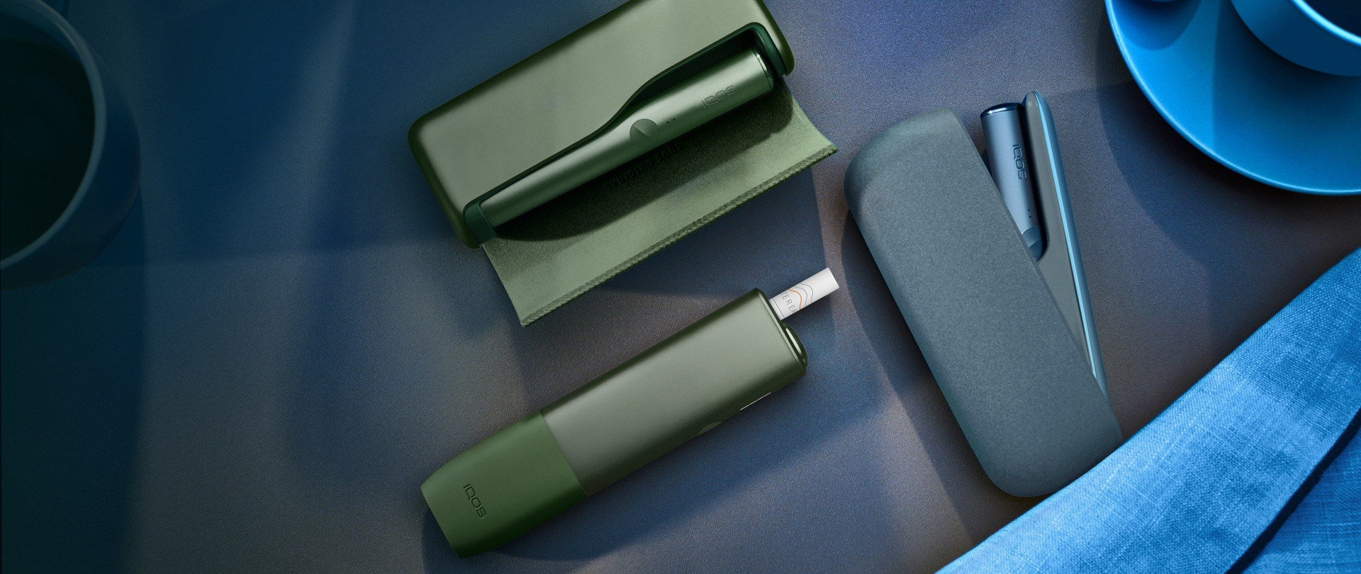 An IQOS ILUMA and an IQOS ILUMA PRIME devices