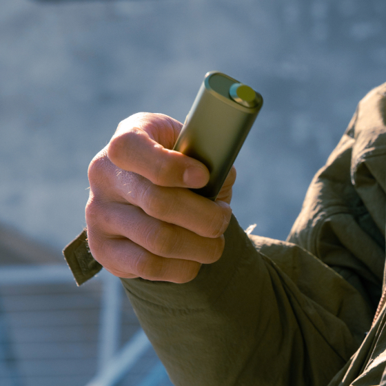 IQOS 3 Multi charger lights