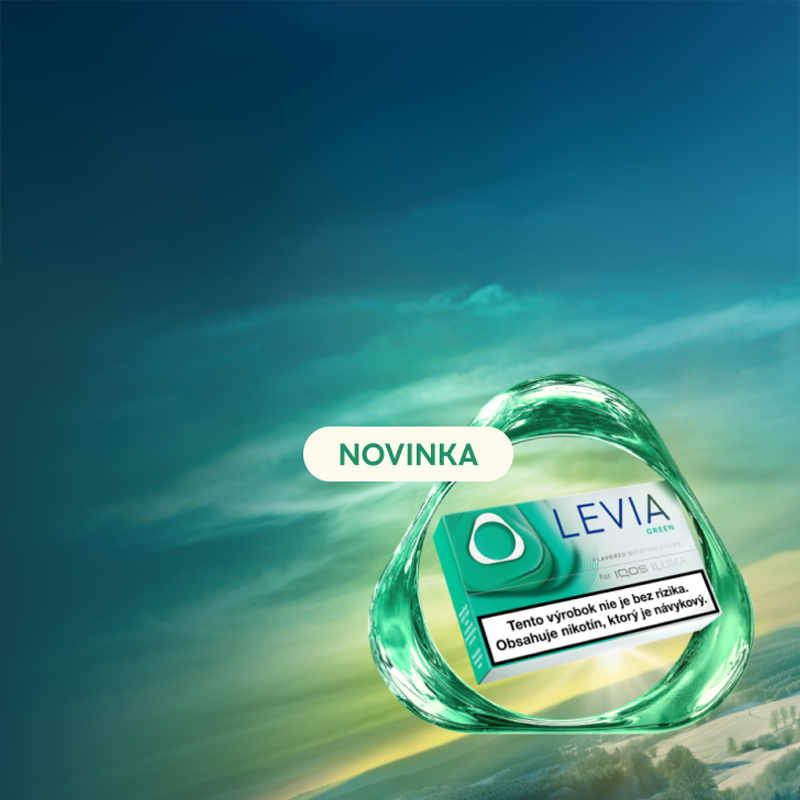 Nová príchuť LEVIA Green v IQOS logu