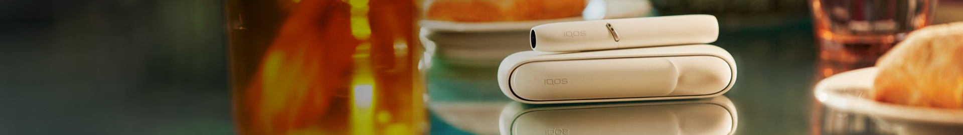 IQOS device on a table