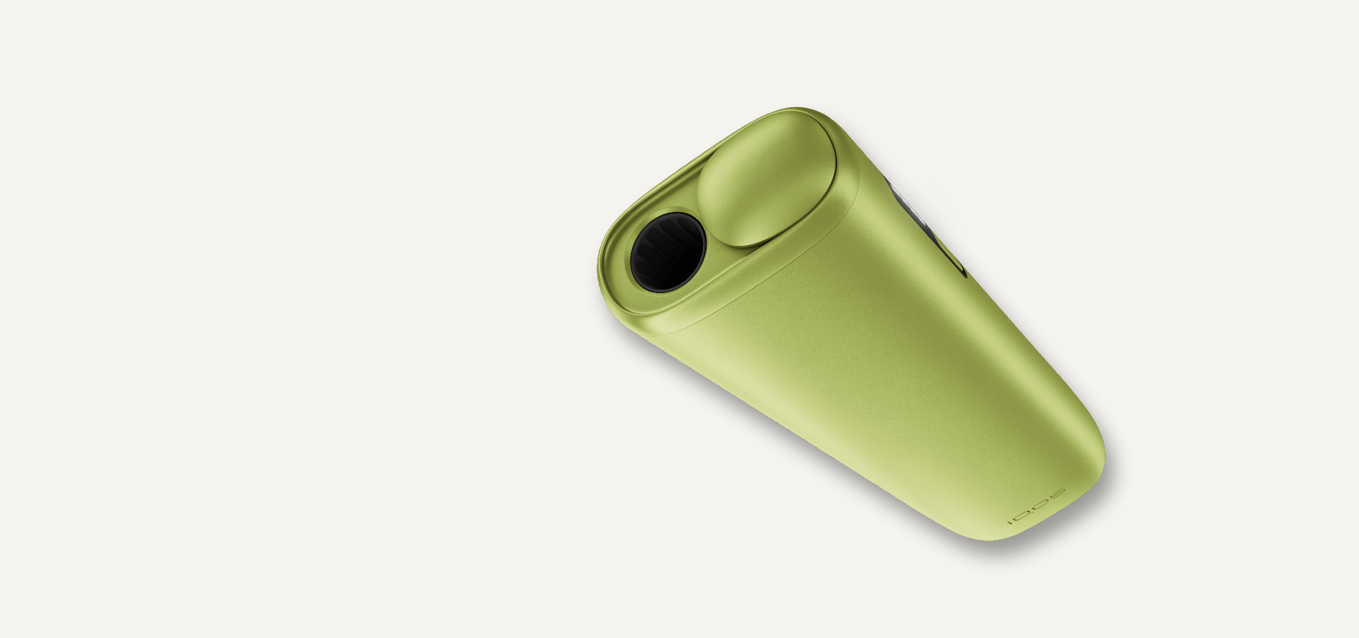Green IQOS ILUMA i ONE device
