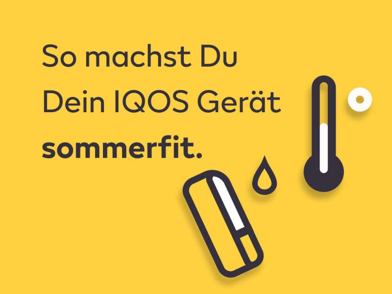 IQOS Sommer Tipps & Tricks IQOS Sommer Tipps & Tricks