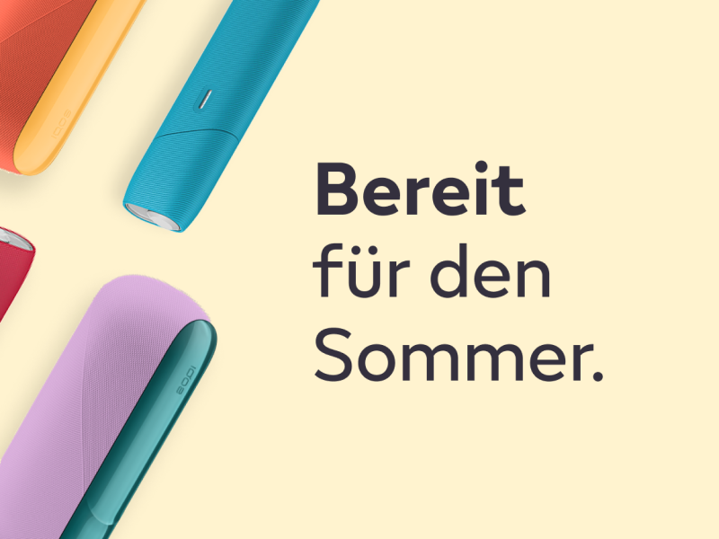 Ihr Sommer mit IQOS wird bunt und abenteuerlich Ihr Sommer mit IQOS wird bunt und abenteuerlich