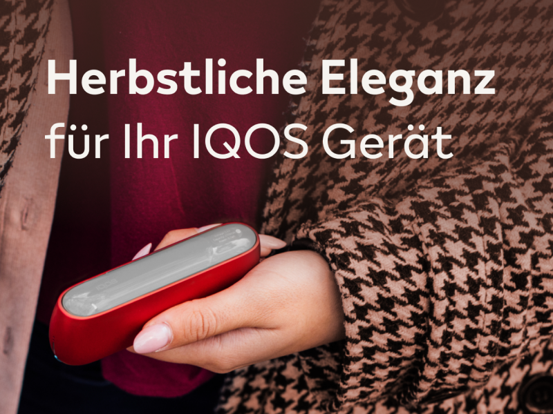 Das stimmige Farbenspiel des Herbstes mit IQOS