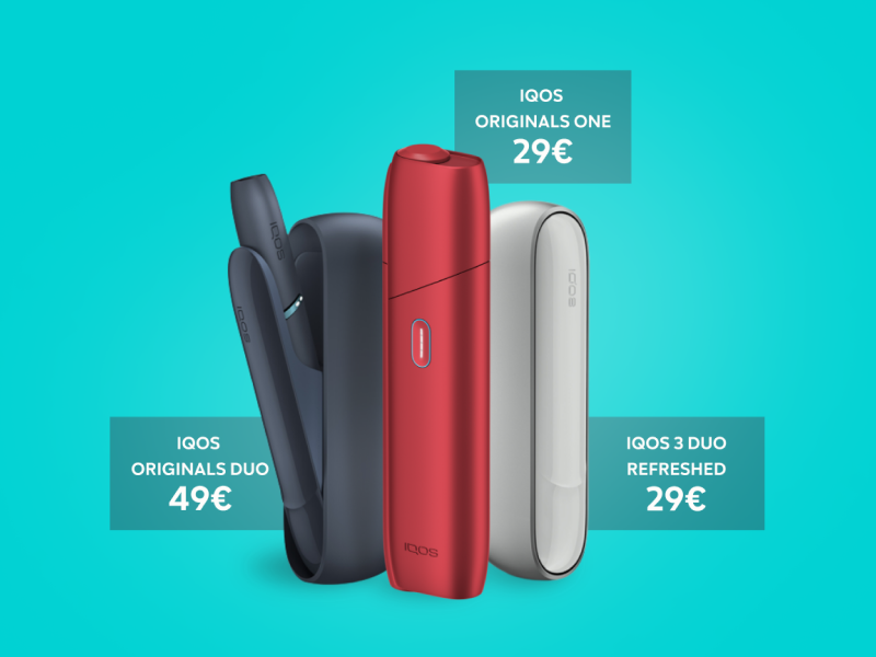 Preisvorteil für die IQOS-Geräte