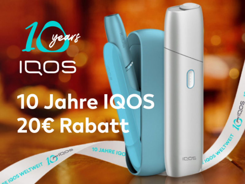 Es geht los: Feiern Sie mit uns das IQOS-Jubiläum.