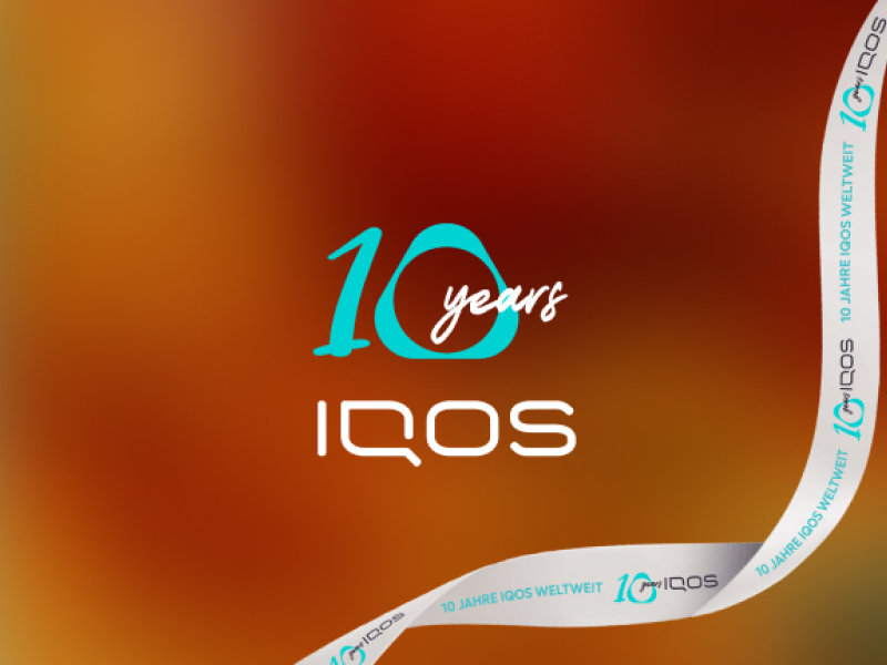 Freuen Sie sich auf 10 Jahre IQOS!