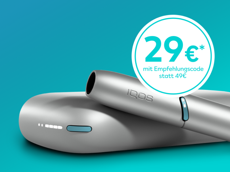 Wechseln Sie zu IQOS: mit 20€ Rabatt* auf Ihr erstes IQOS ORIGINALS DUO.