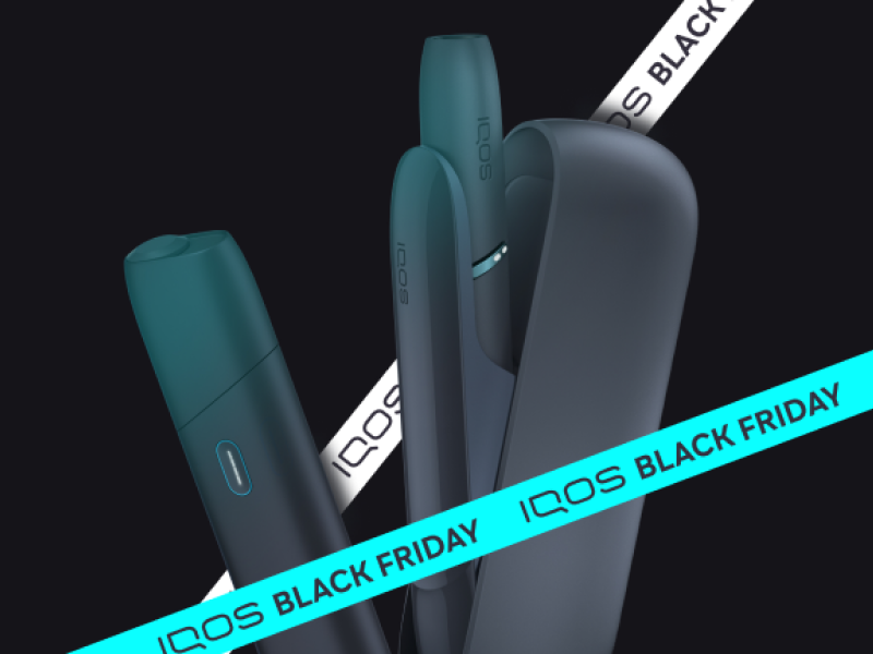 IQOS Black Friday: 20€ Rabatt* auf IQOS Geräte