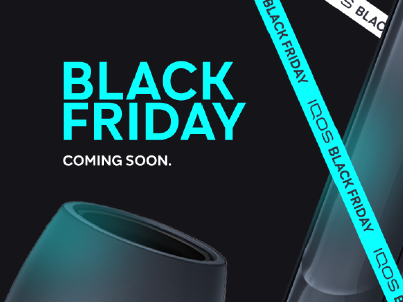Black Friday bei IQOS: Markieren Sie Ihren Kalender.