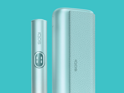FAQs IQOS ILUMA i PRIME - holder and pocket charger facing forward with blue background FAQs IQOS ILUMA i PRIME - holder and pocket charger facing forward with blue background