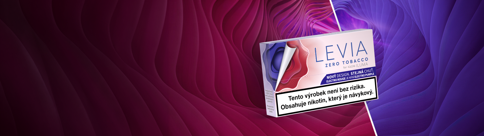 LEVIA Electro Rouge se mění na LEVIA Electro Purple LEVIA Electro Rouge se mění na LEVIA Electro Purple
