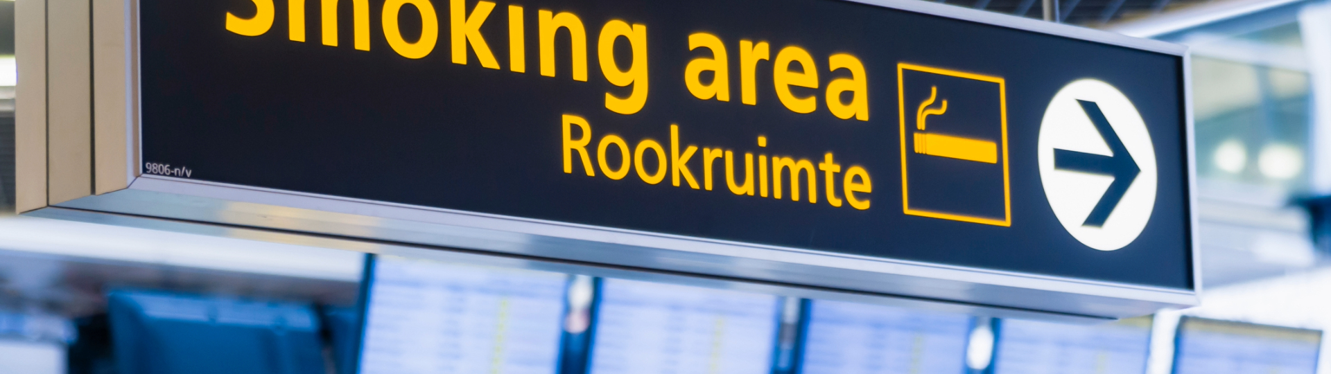 Jaká jsou pravidla pro kuřácké salonky na letišti?