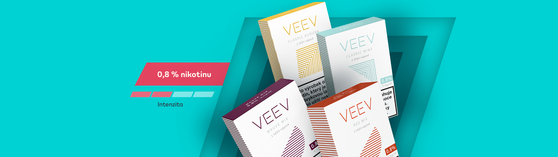 Náplně VEEV Pods pro IQOS VEEV s nižším obsahem nikotinu!