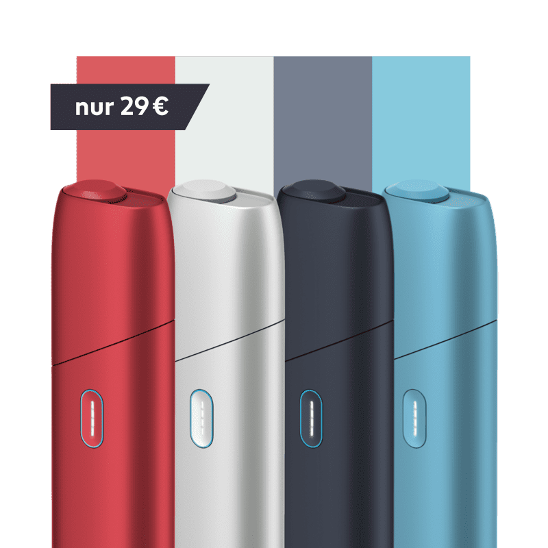 IQOS ORIGINALS ONE in vier leuchtenden Farben