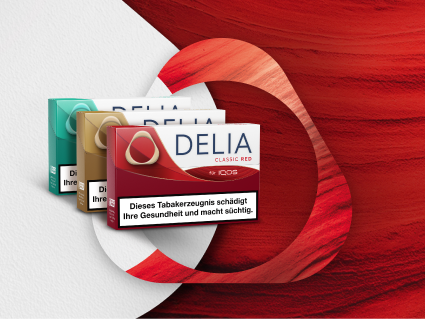 Unsere DELIA Tabakklassiker jetzt im neuen Design.