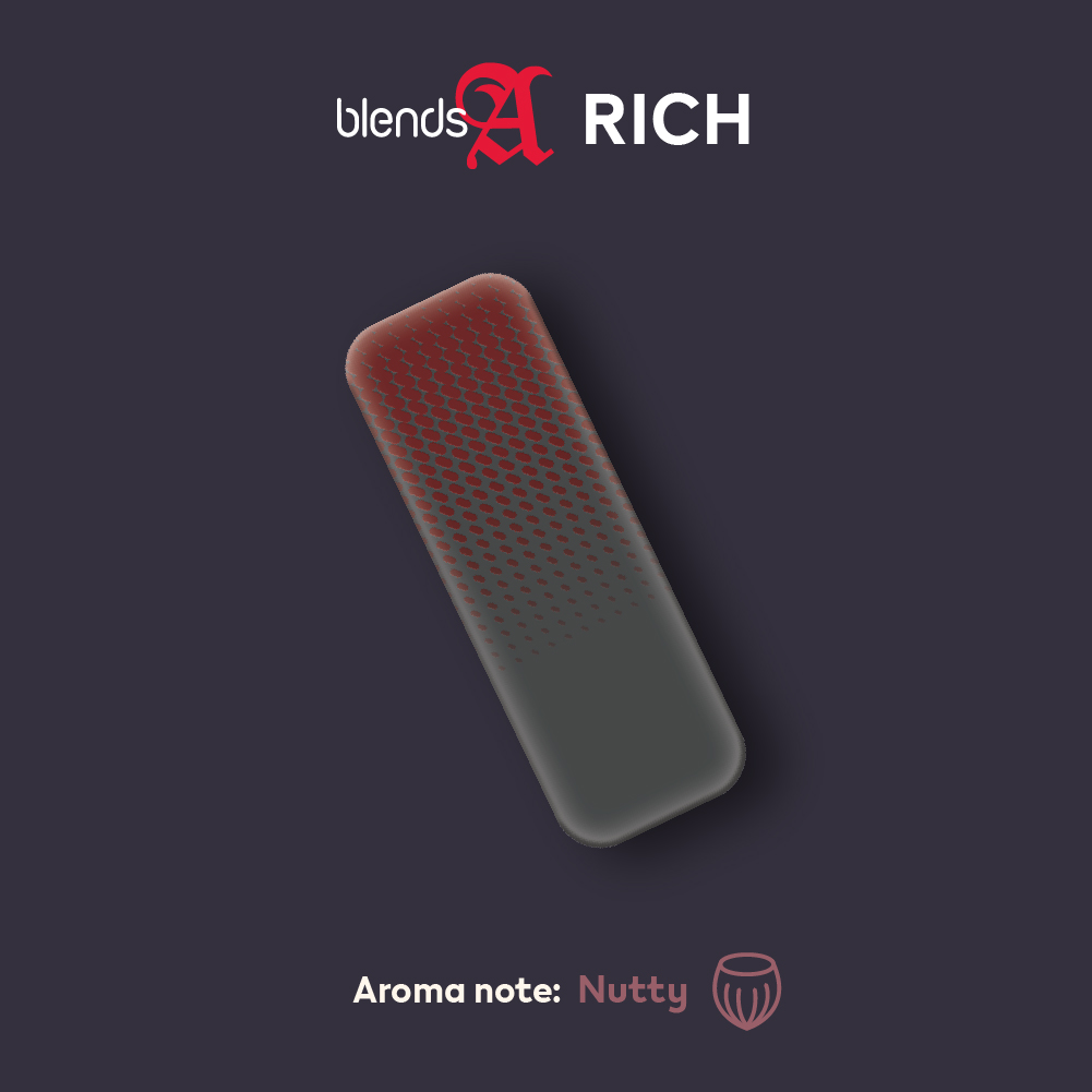 BLENDS A Rich Edition flavors variant carousel banner