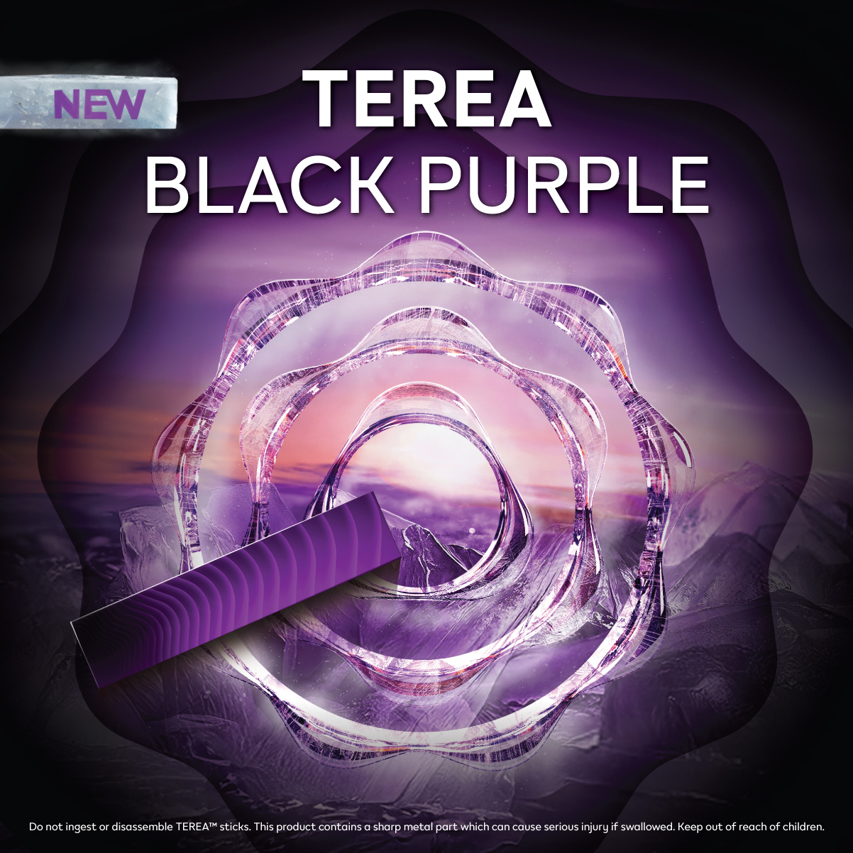 TEREA Black Purple cool sensation with forest berry aroma