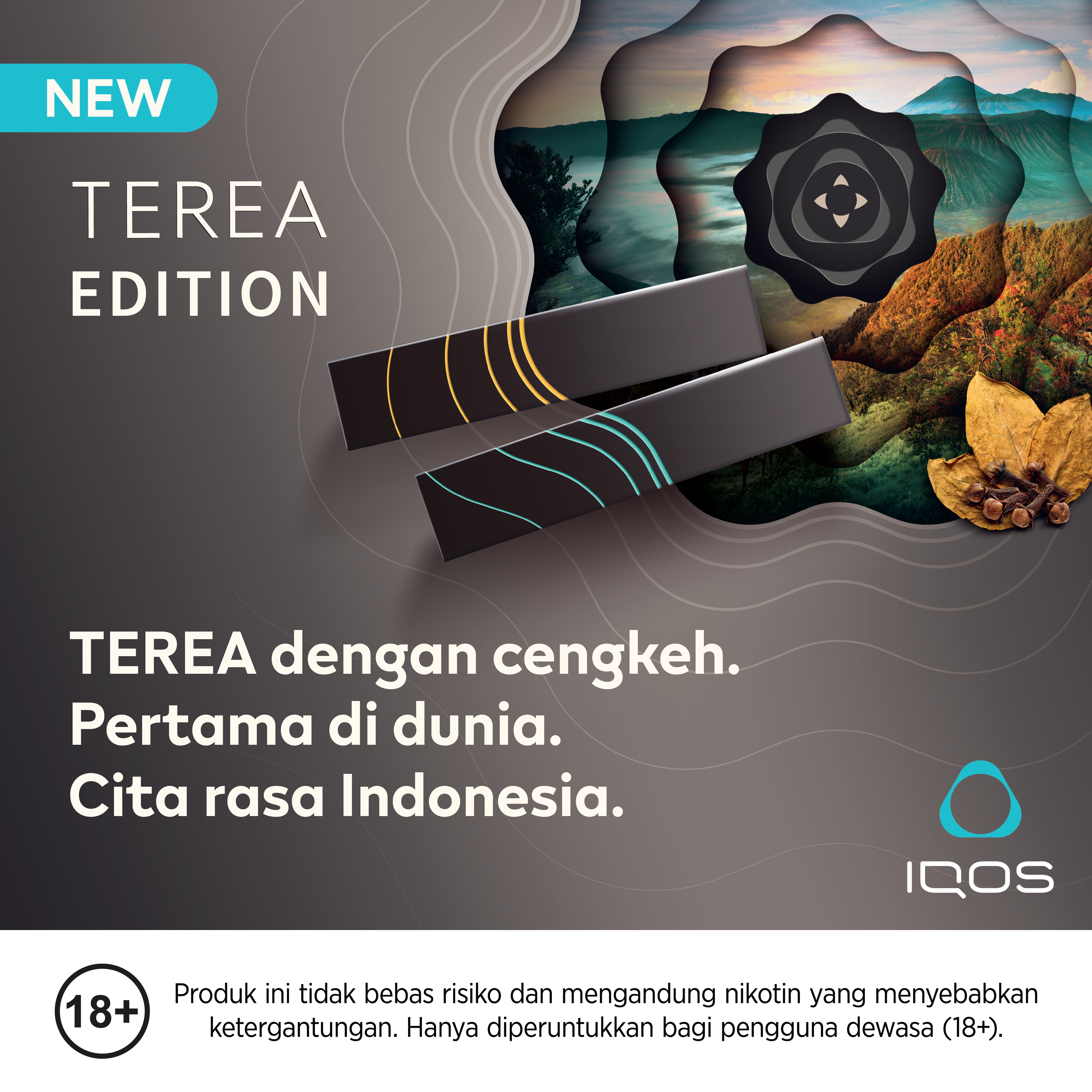 Now available in your city! TEREA™ with Cloves, First in the World with Indonesian Flavor