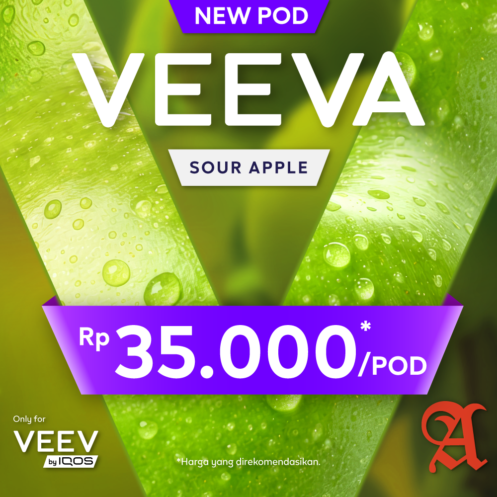 VEEVA Sour Apple: Varian Rasa Pod Perpaduan Aroma Buah Apel Hijau