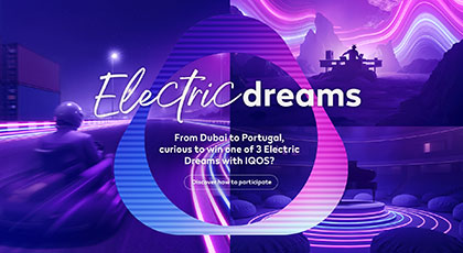 Raikan pelancaran IQOS ILUMA i Electric Purple dan rebut peluang untuk memenangi Electric Dreams