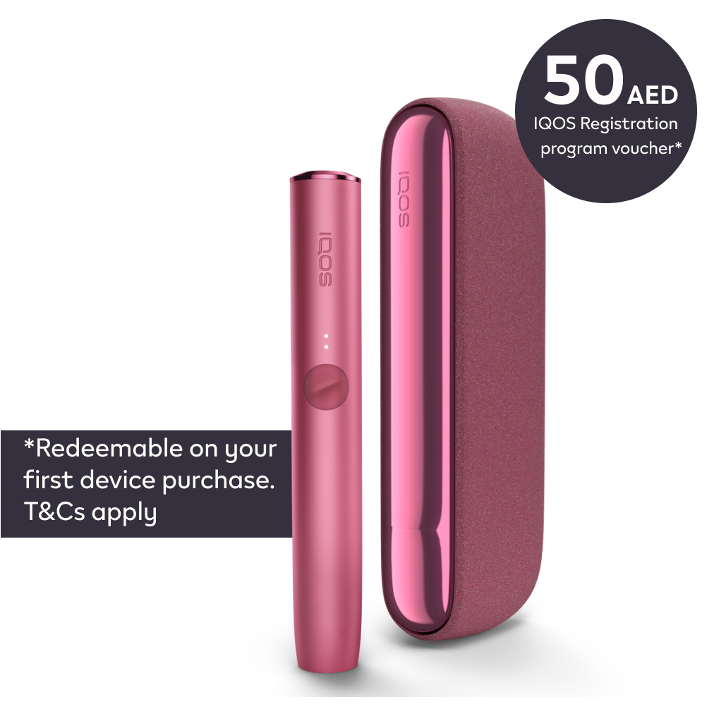 نظام IQOS ILUMA أحمر (أحمر غامق)