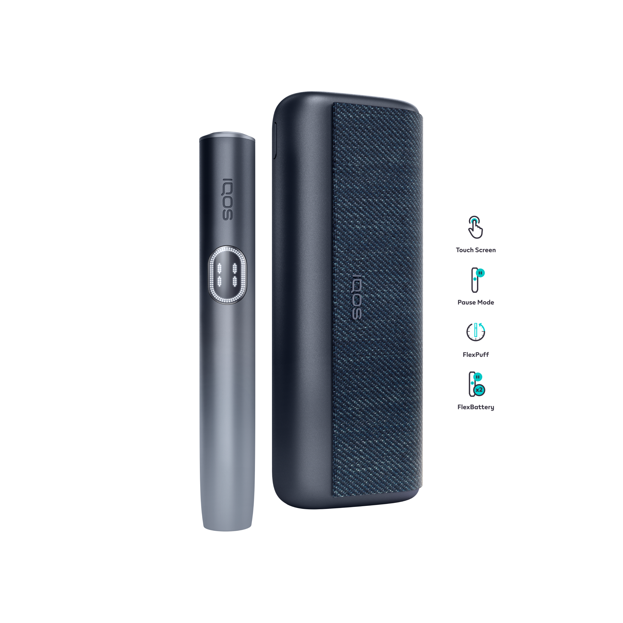 نظام IQOS ILUMA i PRIME أسود (Midnight Black)