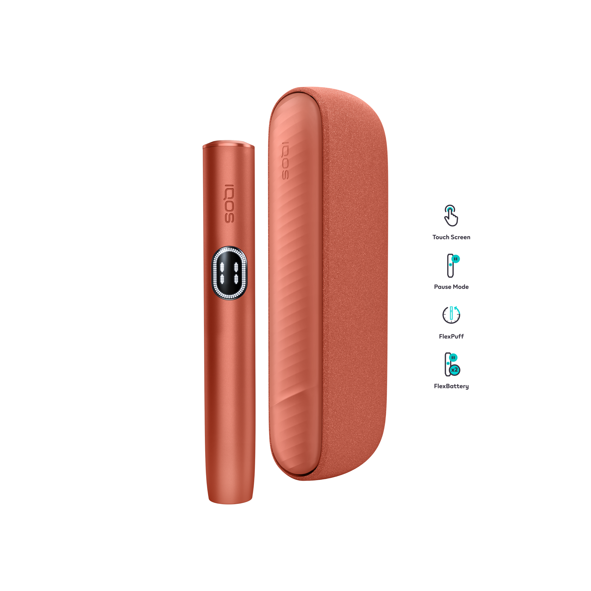 نظام IQOS ILUMA i بني (Vivid Terracotta)