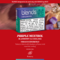BLENDS PURPLE MENTHOL (10 Packs) (Purple Edition)