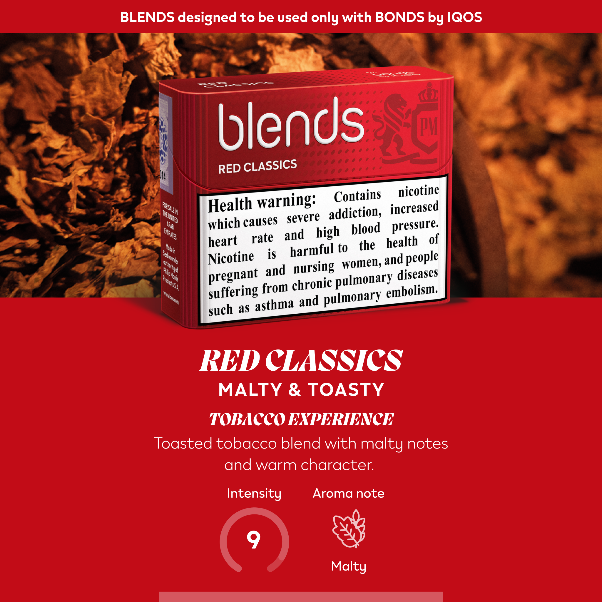 BLENDS RED CLASSICS (10 Packs) (BLENDS RICH CLASSICS)