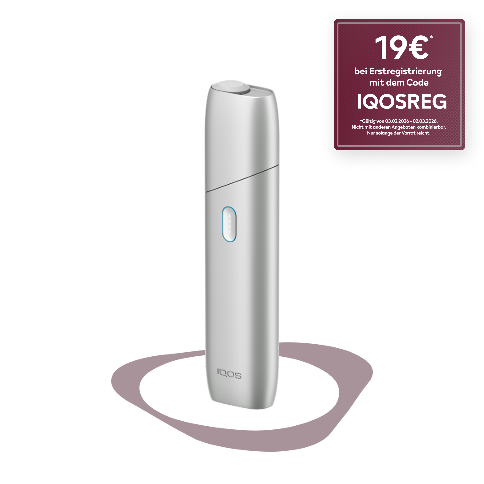 IQOS ORIGINALS ONE Kit Silver (Silver)