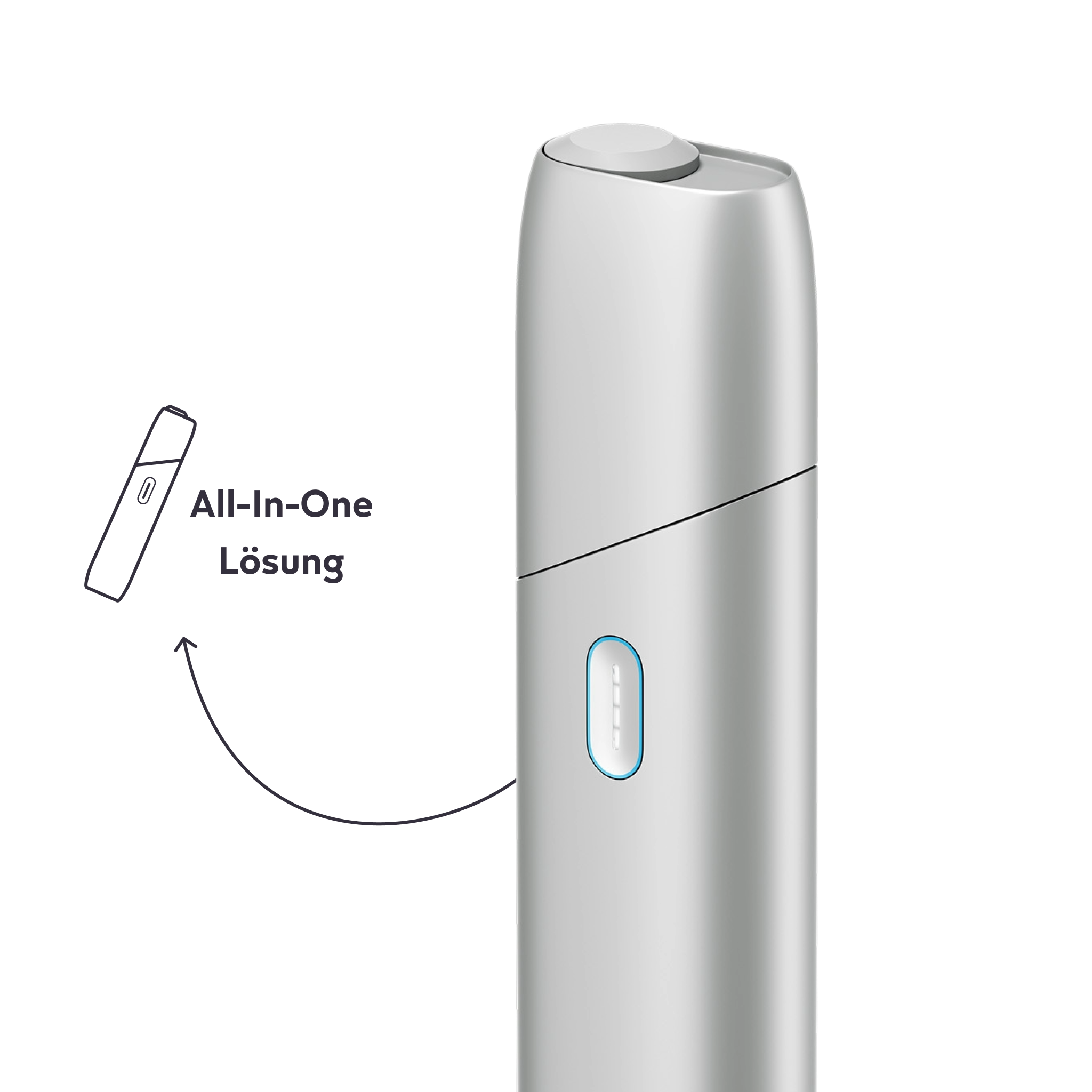 IQOS ORIGINALS ONE Kit Silver (Silver)
