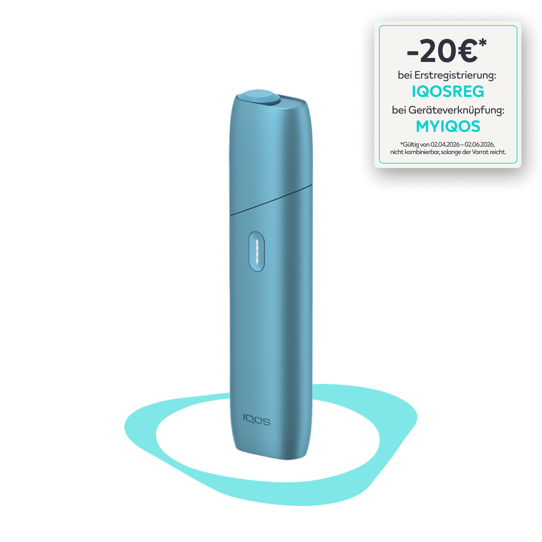 IQOS ORIGINALS ONE Kit Turquoise (Turquoise)