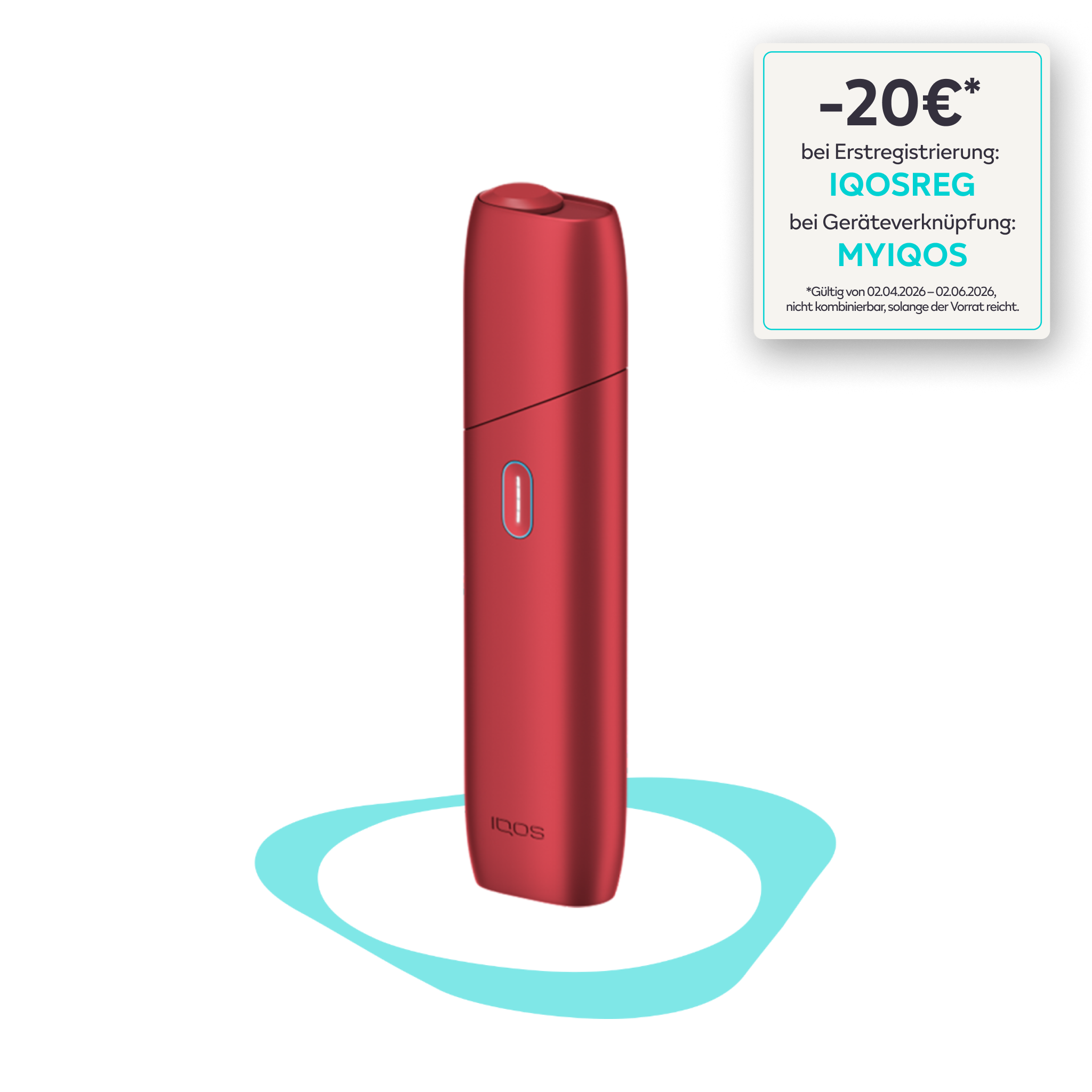 IQOS ORIGINALS ONE Kit Scarlet (Scarlet)