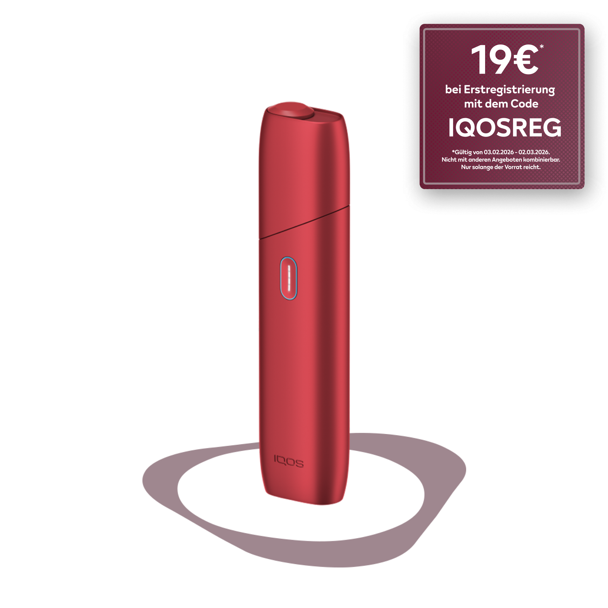 IQOS ORIGINALS ONE Kit Scarlet (Scarlet)